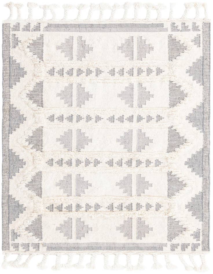 Detail image of 4' 1 x 6' 1 Hand Woven Arizona Wool Rug