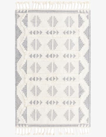 5' 1 x 8' Hand Woven Arizona Wool Rug