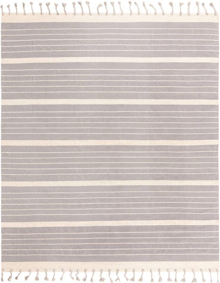 Detail image of 9' x 12' Hand Woven Chindi Cotton Rug