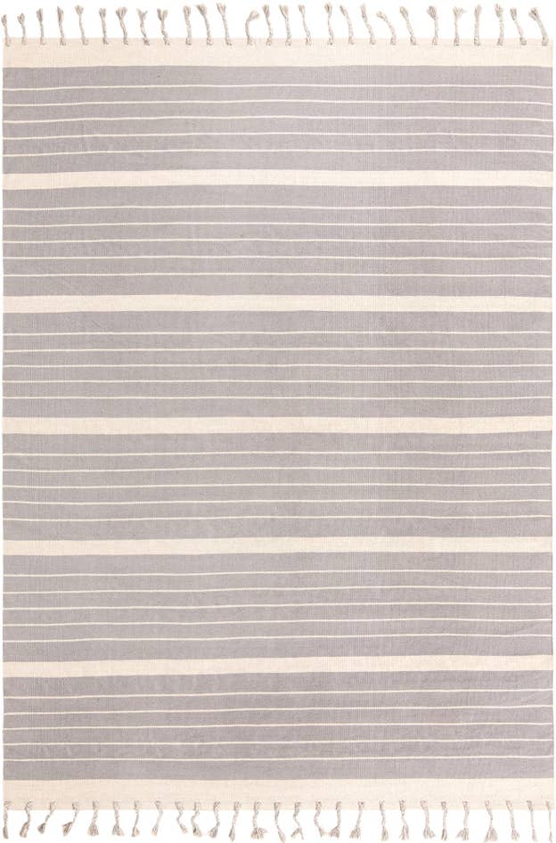 Detail image of 9' x 12' Hand Woven Chindi Cotton Rug