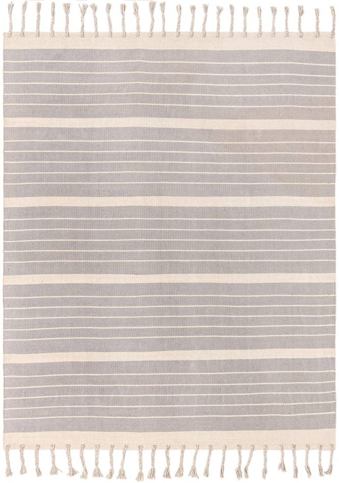 Detail image of 8' x 10' Hand Woven Chindi Cotton Rug