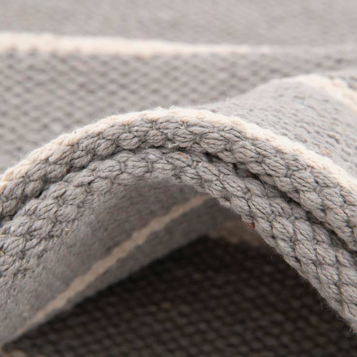 Detail image of 8' x 10' Hand Woven Chindi Cotton Rug