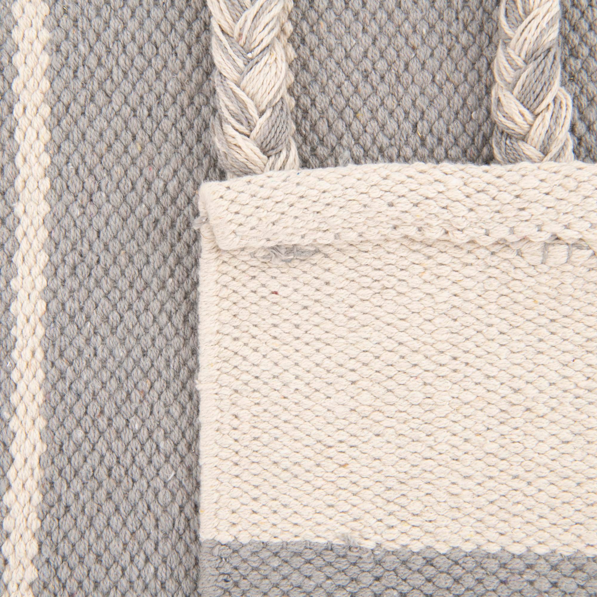 7' 1 x 10' Hand Woven Chindi Cotton Rug
