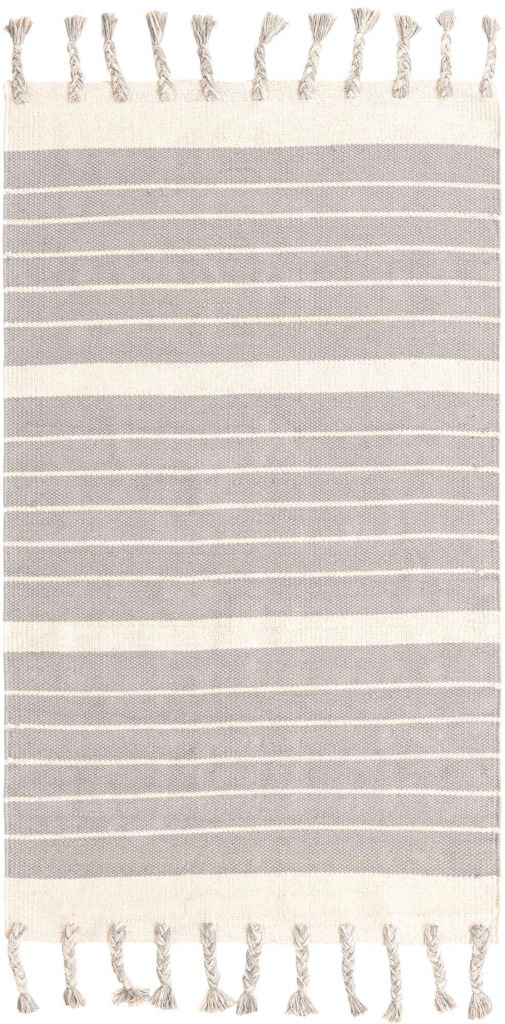 3' 3 x 5' 1 Hand Woven Chindi Cotton Rug