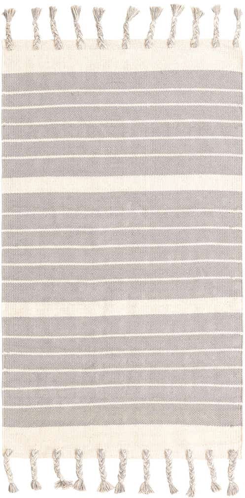3' 3 x 5' 1 Hand Woven Chindi Cotton Rug