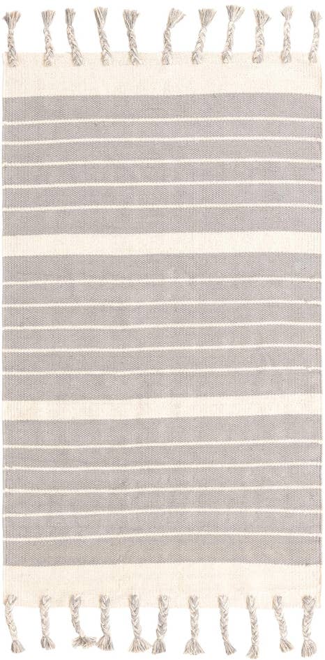 Detail image of 3' 3 x 5' 1 Hand Woven Chindi Cotton Rug