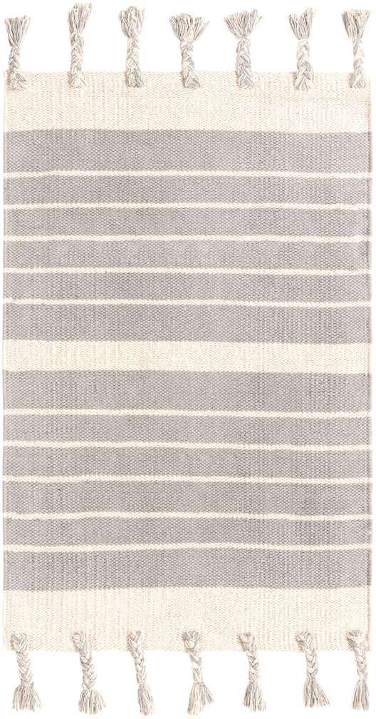 2' x 3' 1 Hand Woven Chindi Cotton Rug