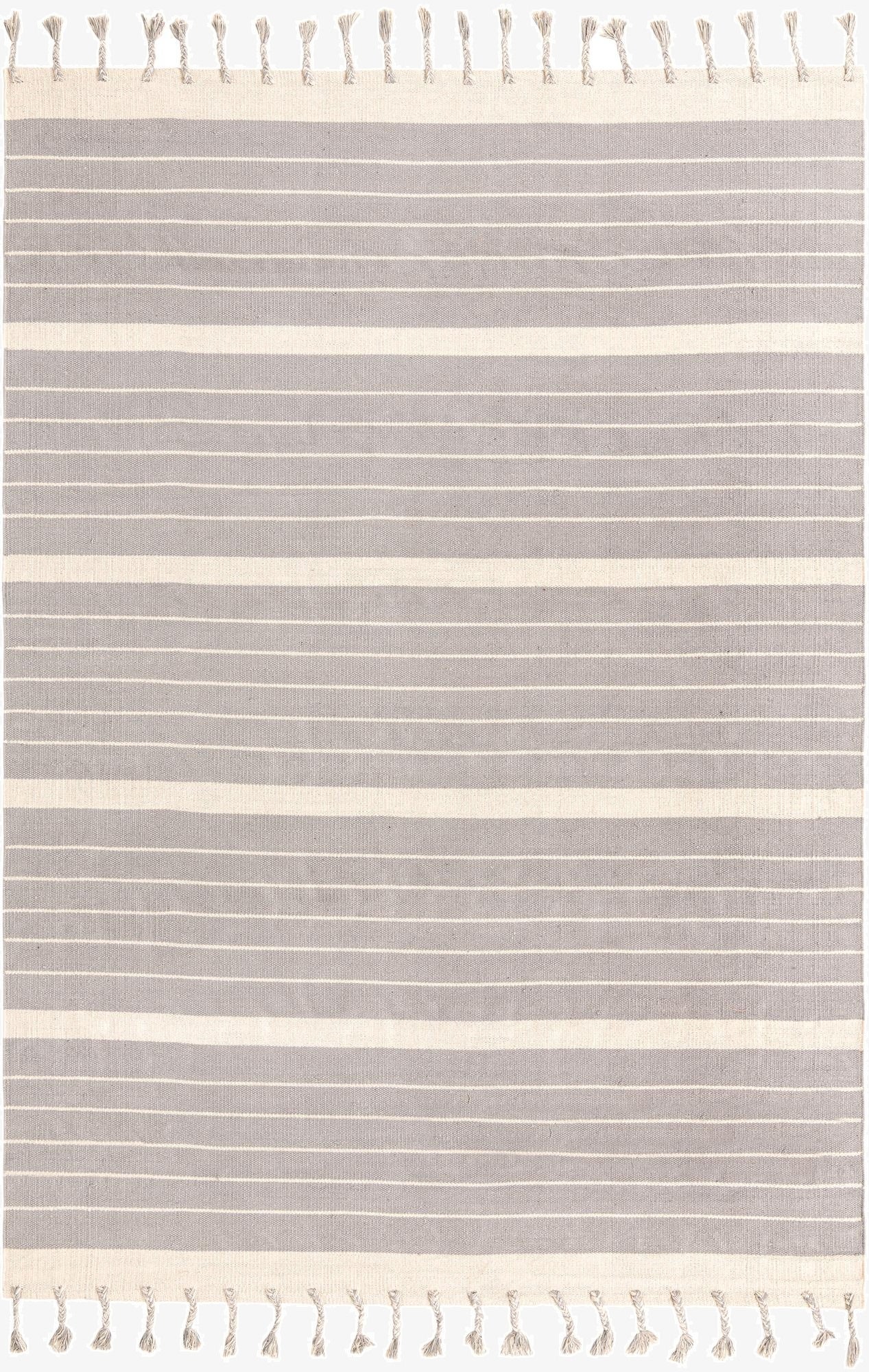 7' 1 x 10'  Hand Woven Chindi Cotton Rug