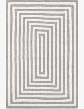 4' 1 x 6' 1 Easy-Clean Eco Verse Washable Indoor / Outdoor Rug