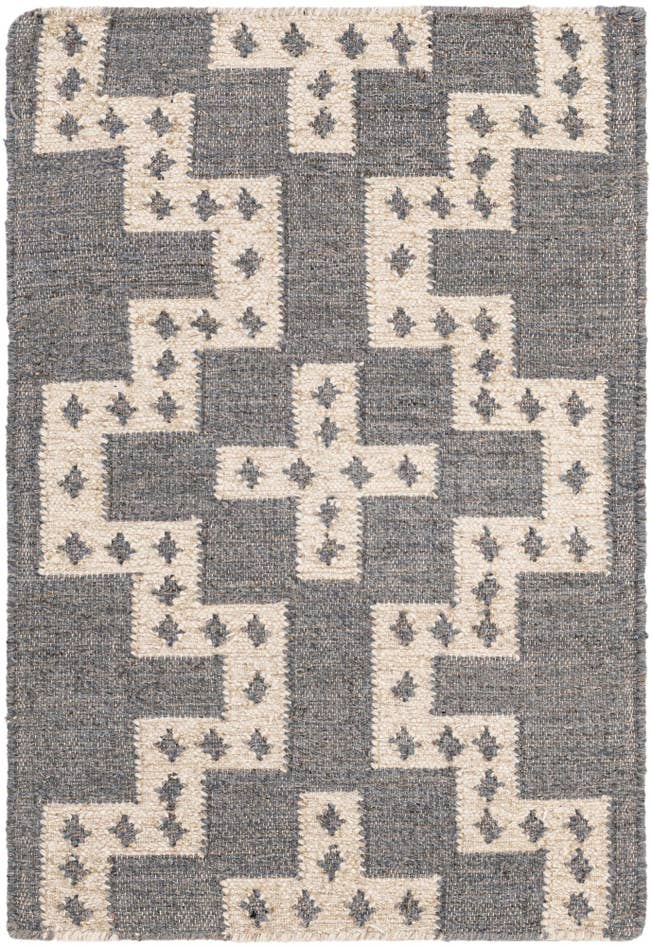 Detail image of 2' x 3' 1 Hand Woven Kilim Wool Rug
