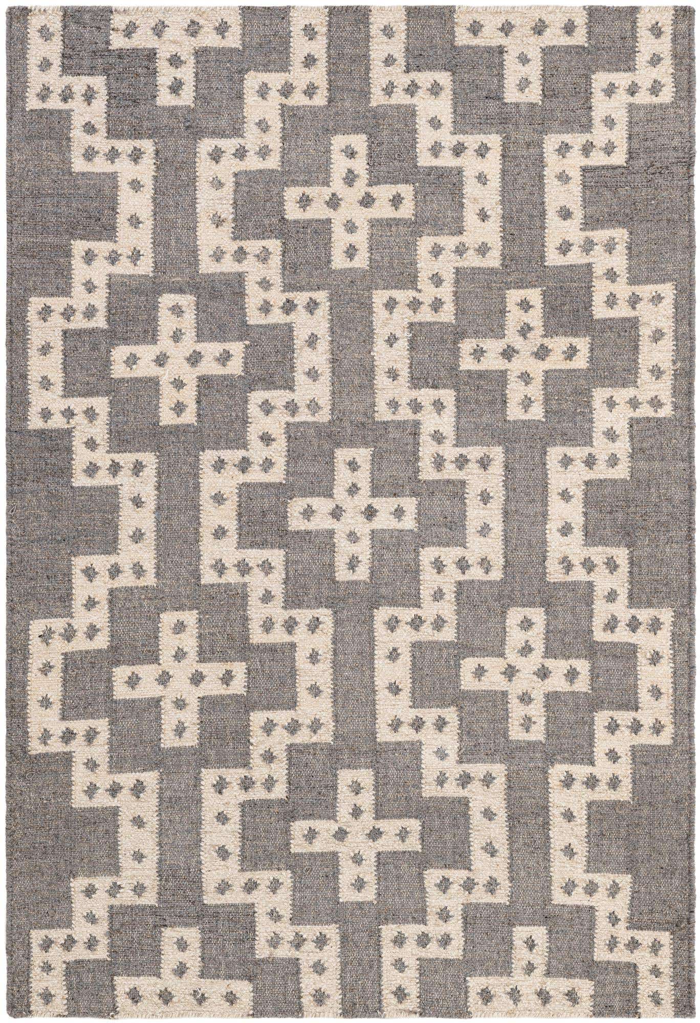 4' 1 x 6' 1 Hand Woven Kilim Wool Rug