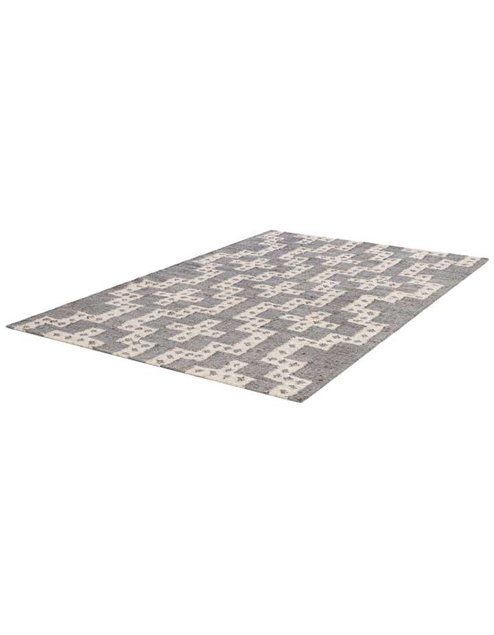 4' 1 x 6' 1 Hand Woven Kilim Wool Rug