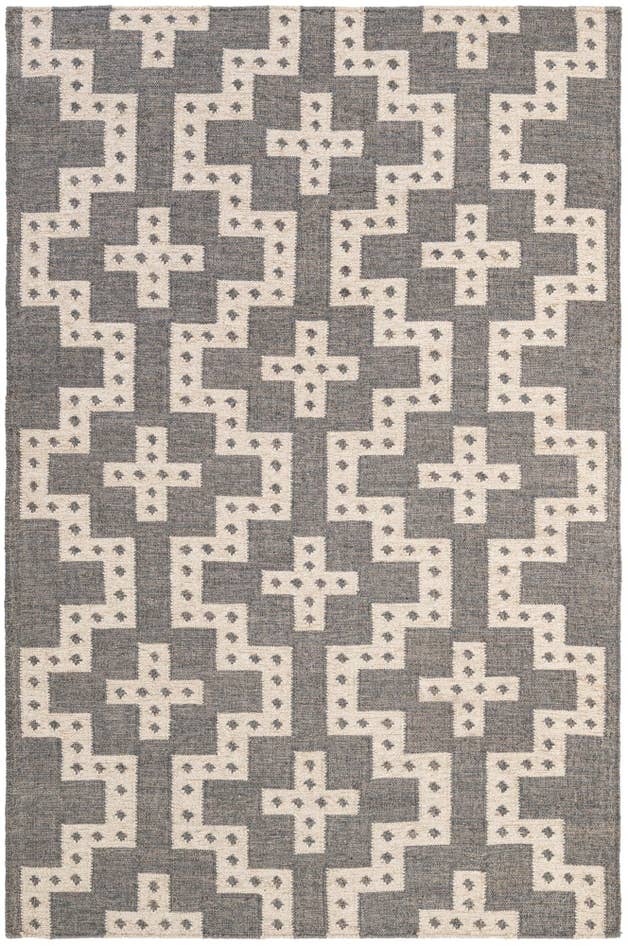 Detail image of 5' 1 x 8' Hand Woven Kilim Wool Rug