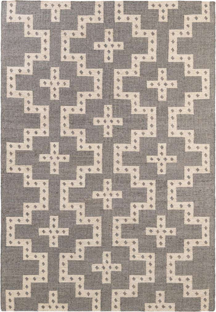 6' 1 x 9' Hand Woven Kilim Wool Rug