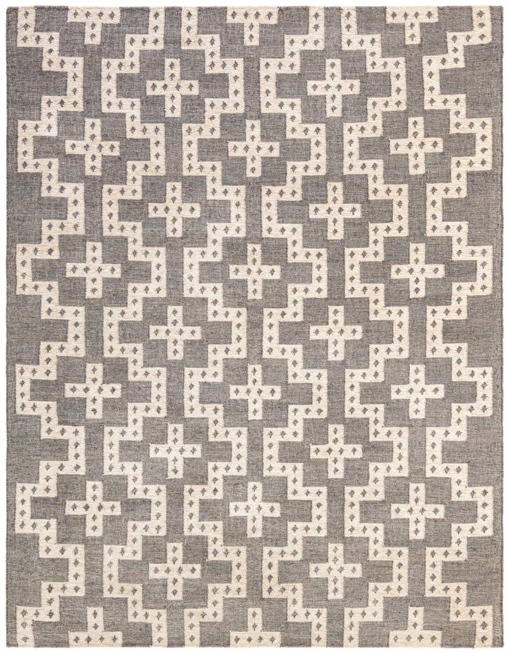 Detail image of 7' 10 x 10' Hand Woven Kilim Wool Rug