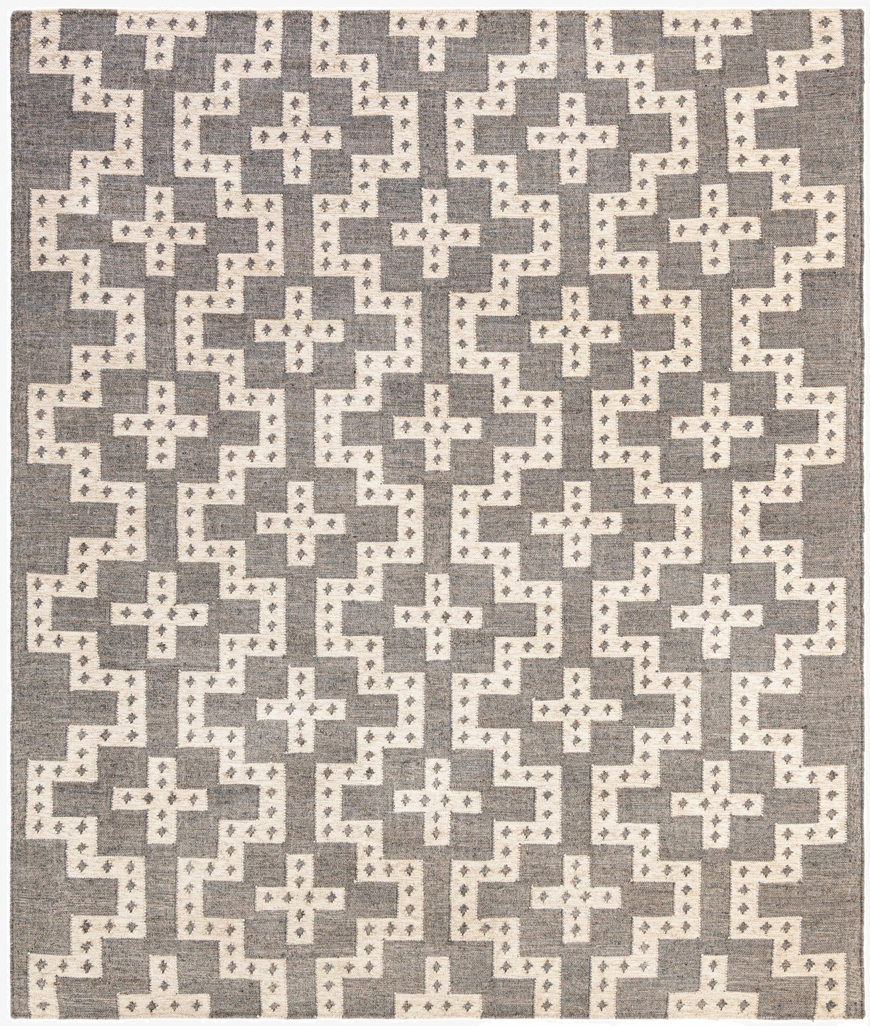 7' 10 x 10'  Hand Woven Kilim Wool Rug