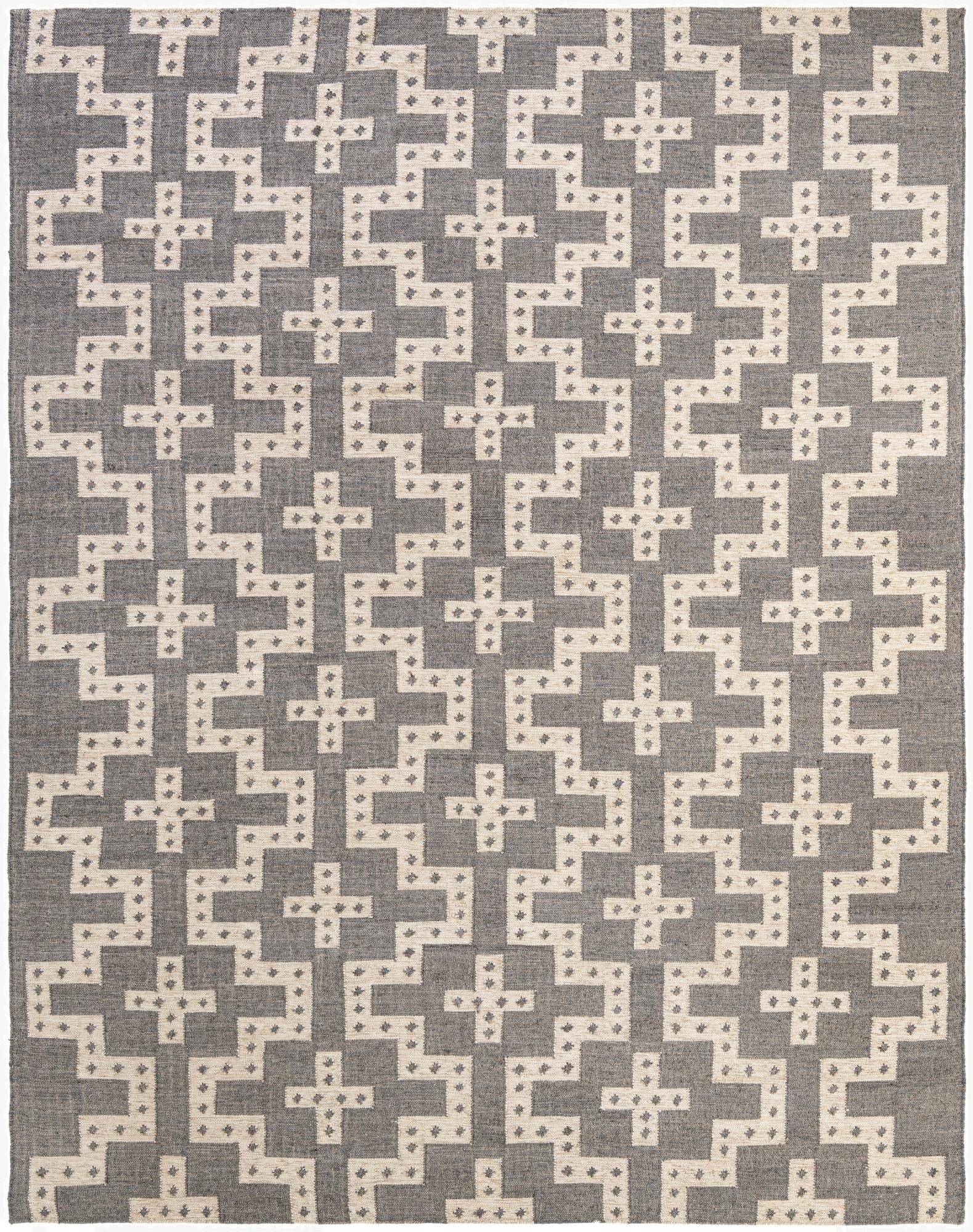 9' x 12'  Hand Woven Kilim Wool Rug