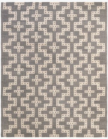 9' x 12' Hand Woven Kilim Wool Rug