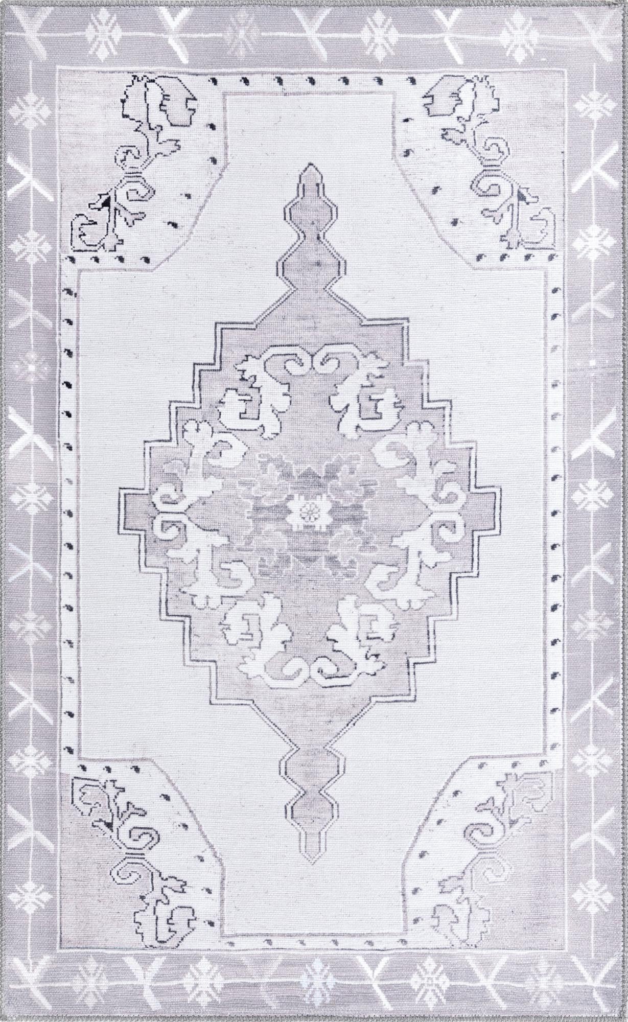 3' 6 x 5' 6 Washable Timeless Rug