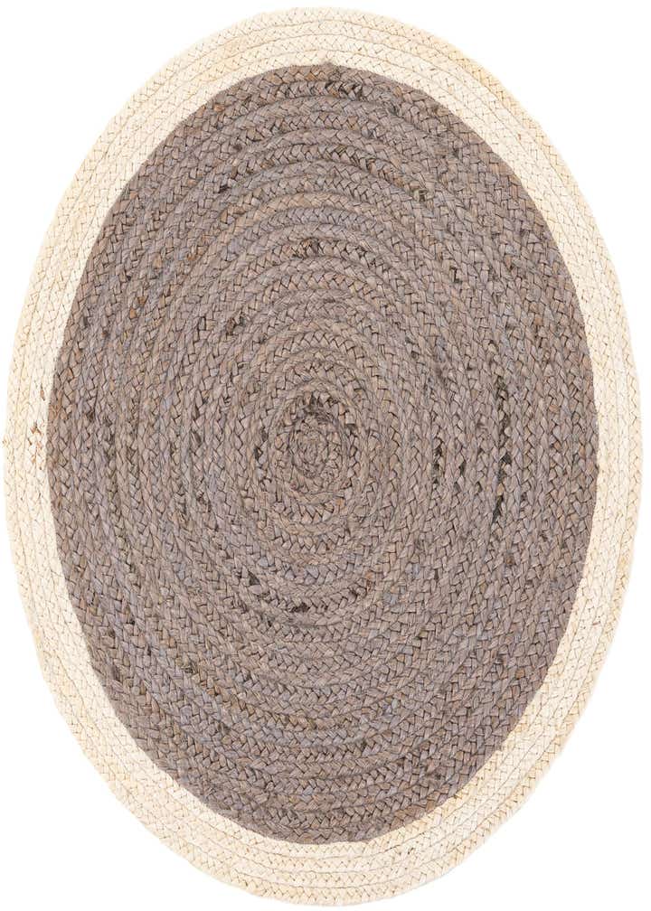 3' 1 x 3' 1 Handmade Braided Jute Round Rug