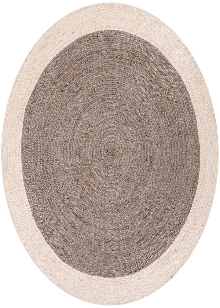 7' 10 x 7' 10 Handmade Braided Jute Round Rug
