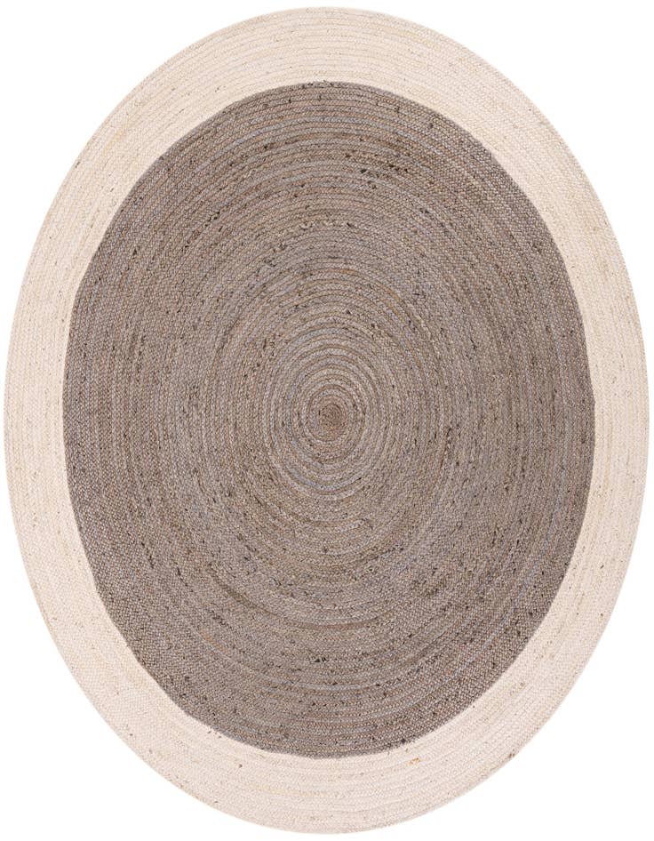 Detail image of 7' 10 x 7' 10 Handmade Braided Jute Round Rug