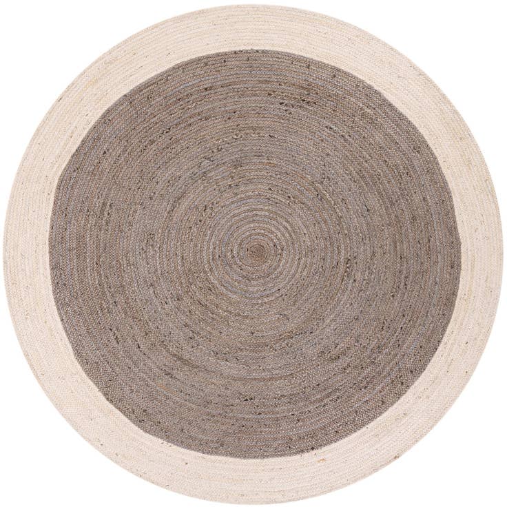 Detail image of 7' 10 x 7' 10 Handmade Braided Jute Round Rug