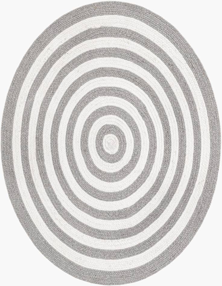 Detail image of 3' 3 x 3' 3 Easy-Clean Eco Verse Washable Indoor / Outdoor Round Rug