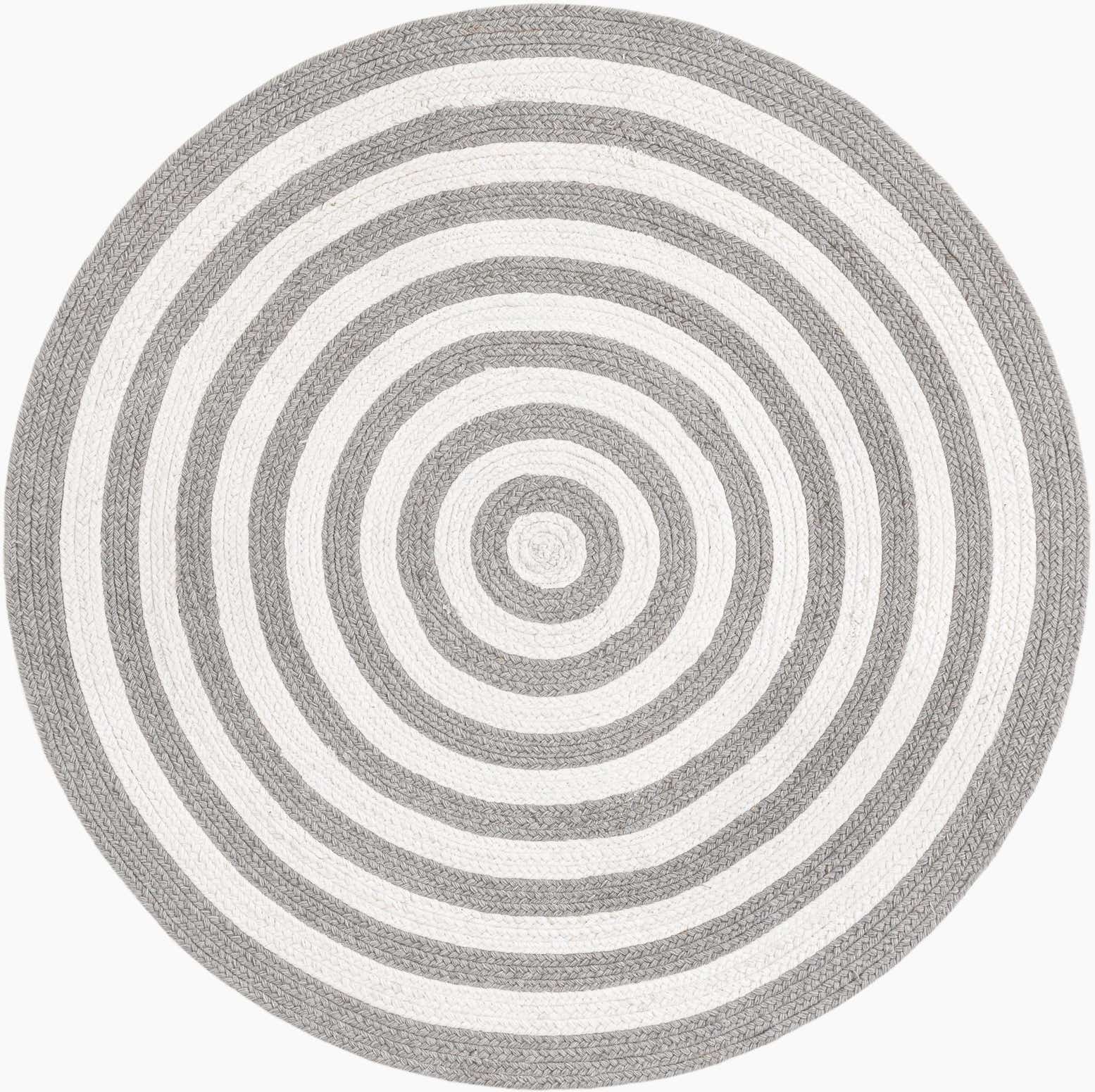 3' 3 x 3' 3 Easy-Clean Eco Verse Washable Indoor / Outdoor Round Rug