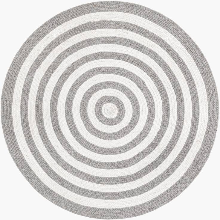 Detail image of 3' 3 x 3' 3 Easy-Clean Eco Verse Washable Indoor / Outdoor Round Rug