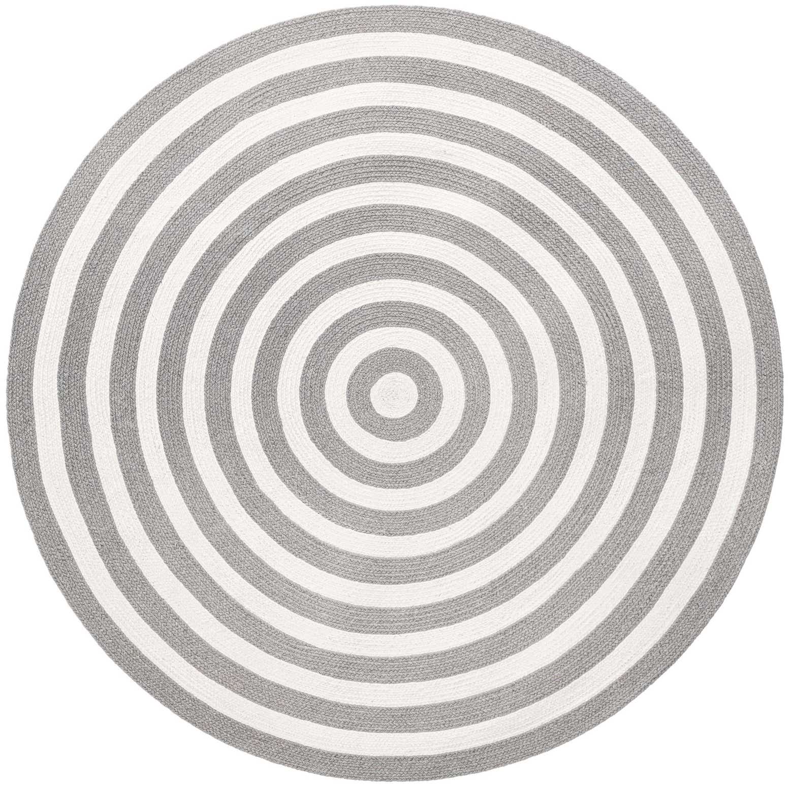 5' 3 x 5' 3 Easy-Clean Eco Verse Washable Indoor / Outdoor Round Rug