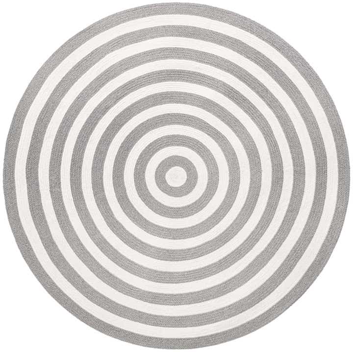 5' 3 x 5' 3 Easy-Clean Eco Verse Washable Indoor / Outdoor Round Rug