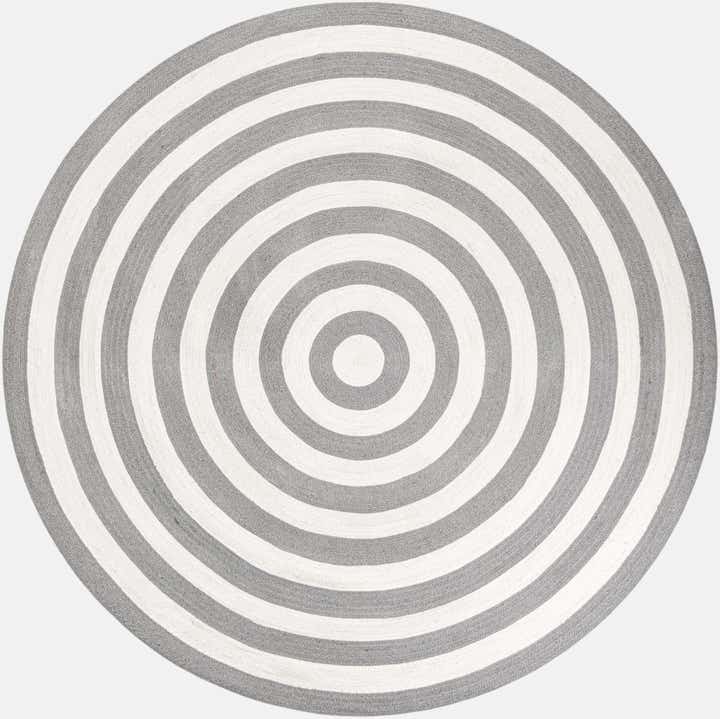 7' 10 x 7' 10 Easy-Clean Eco Verse Washable Indoor / Outdoor Round Rug