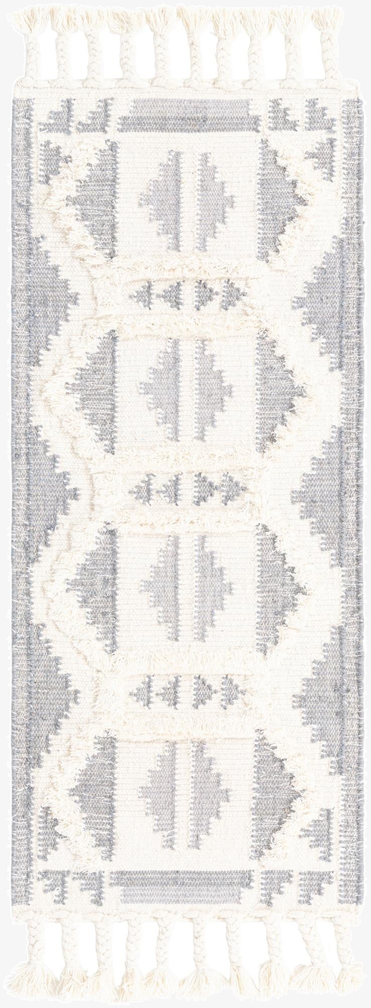 2' 2 x 5' 1  Hand Woven Arizona Wool Runner Rug