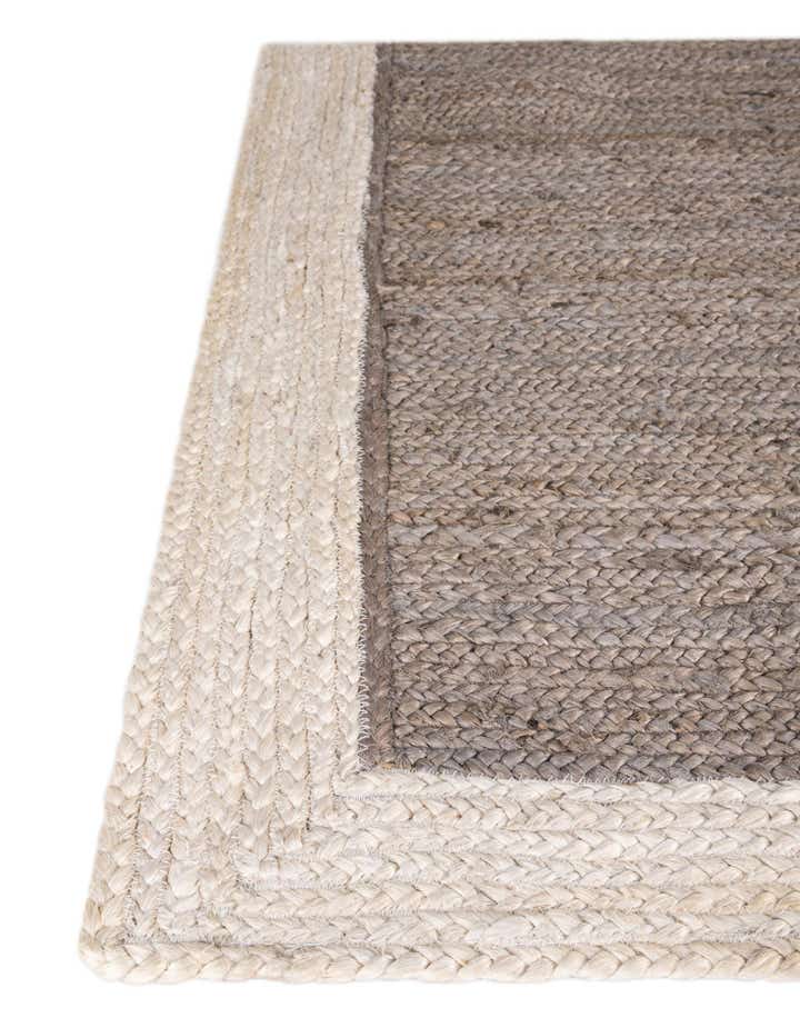 2' x 8' Handmade Braided Jute Runner Rug