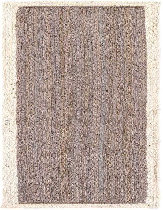 Detail image of 2' x 8'  Hand Braided Jute Runner Rug