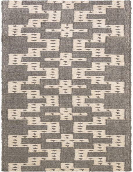 Detail image of 2' 7 x 12' Hand Woven Kilim Wool Runner Rug