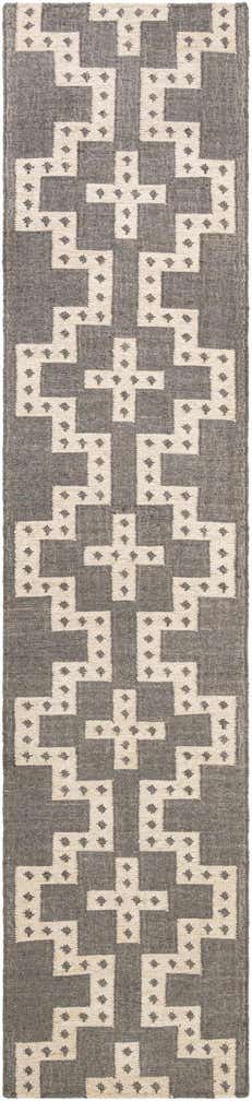 2' 7 x 12' Hand Woven Kilim Wool Runner Rug
