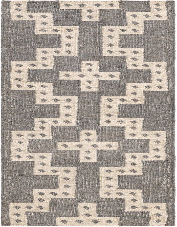 Detail image of 2' x 6' 1 Hand Woven Kilim Wool Runner Rug