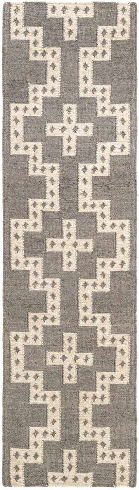 2' x 8' Hand Woven Kilim Wool Runner Rug