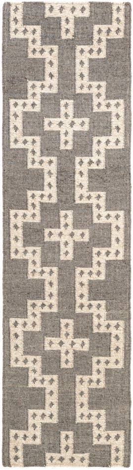 Detail image of 2' x 8' Hand Woven Kilim Wool Runner Rug