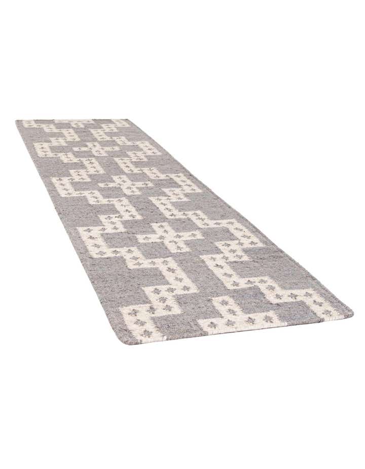 2' x 8' Hand Woven Kilim Wool Runner Rug