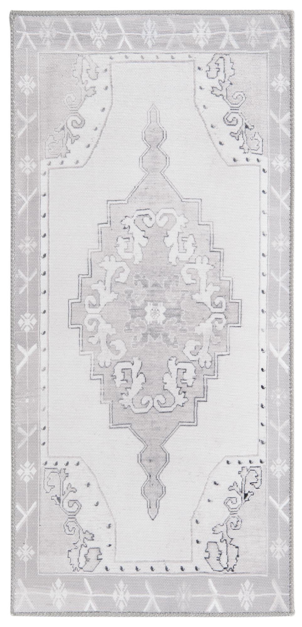 2' x 4' Washable Timeless Runner Rug