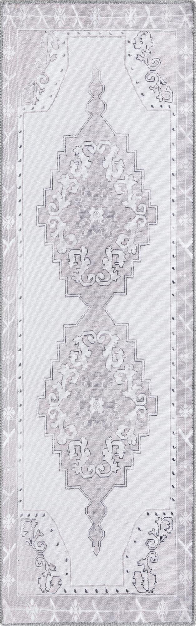 2' x 6' Washable Timeless Runner Rug