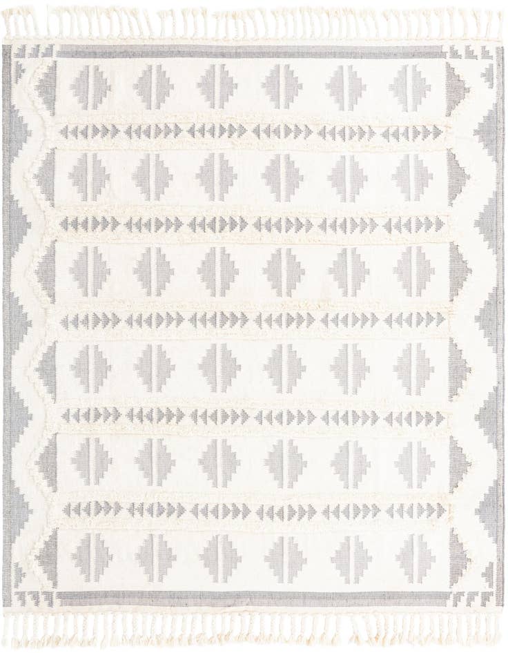 Detail image of 10' x 10' Hand Woven Arizona Wool Square Rug