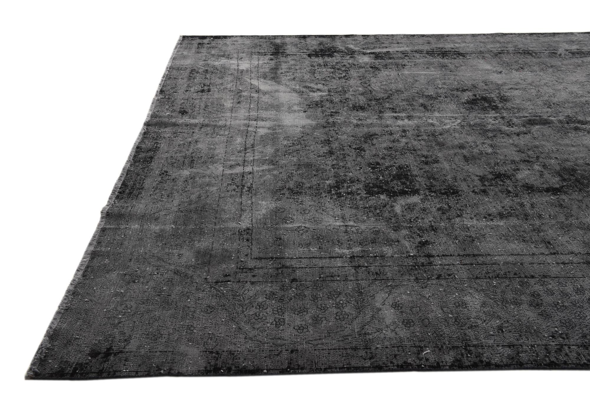 9' x 12' 3 Hand Knotted Ultra Vintage Persian Wool Rug