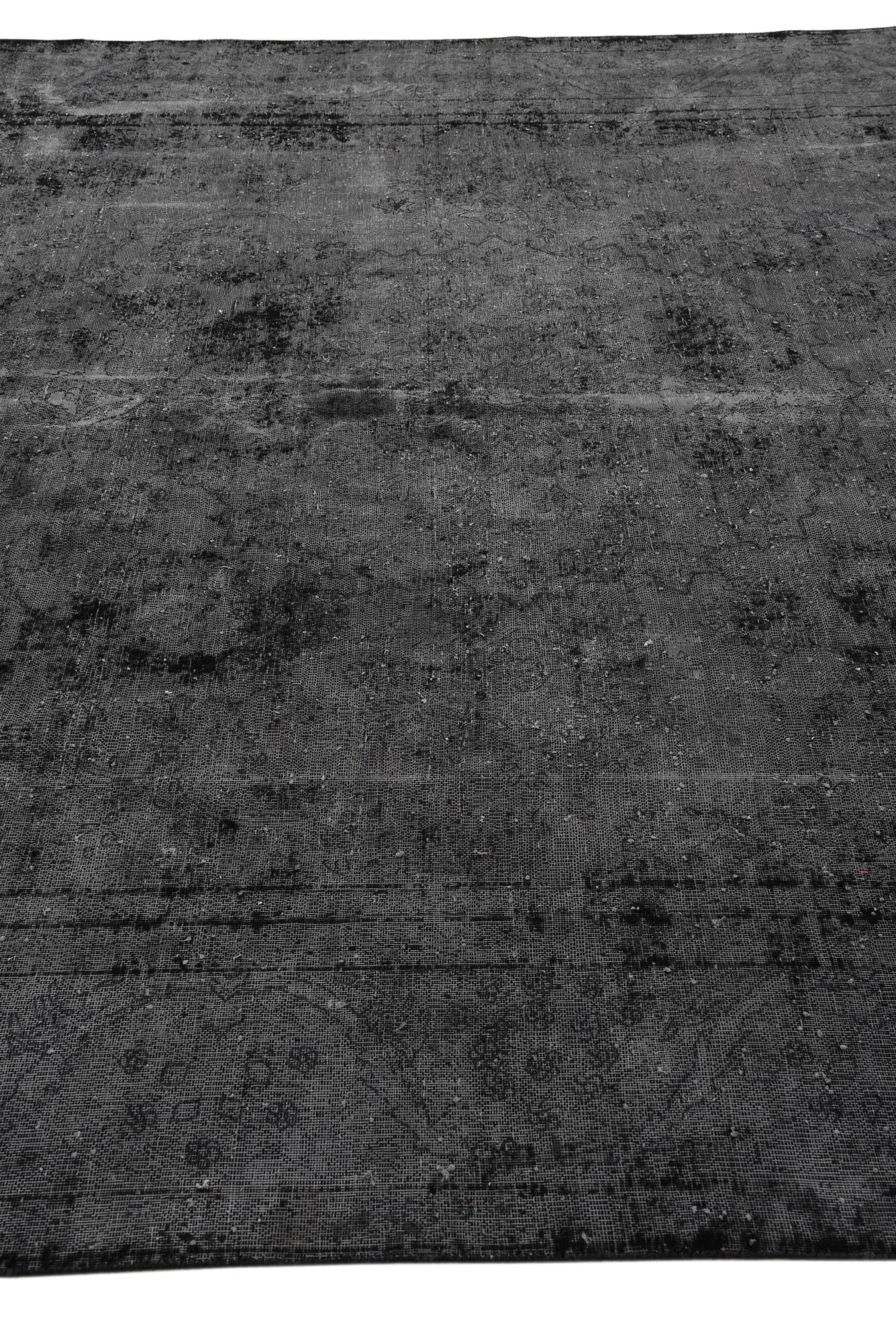9' x 12' 3 Hand Knotted Ultra Vintage Persian Wool Rug