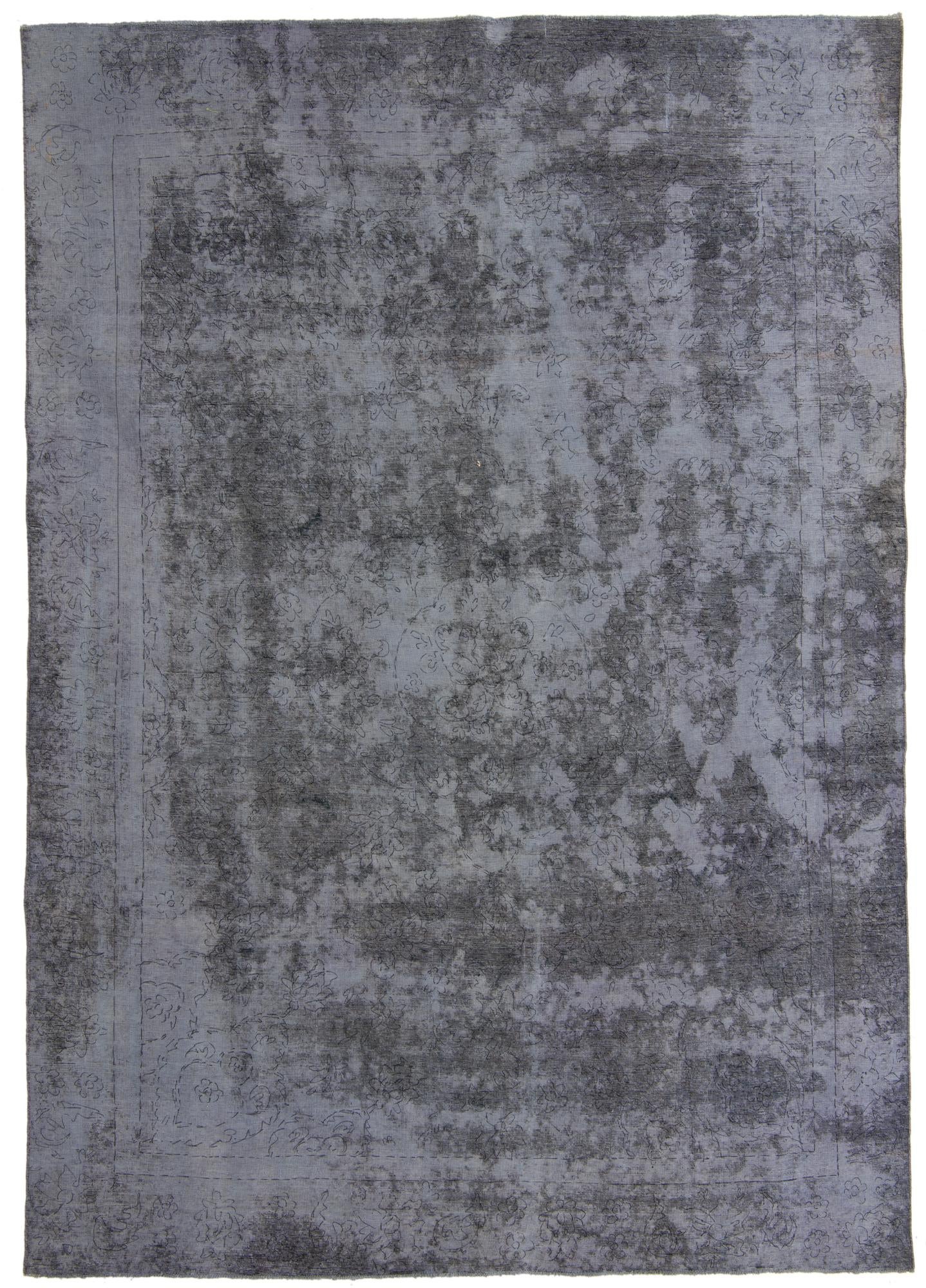 8' 9 x 12' Hand Knotted Ultra Vintage Persian Wool Rug