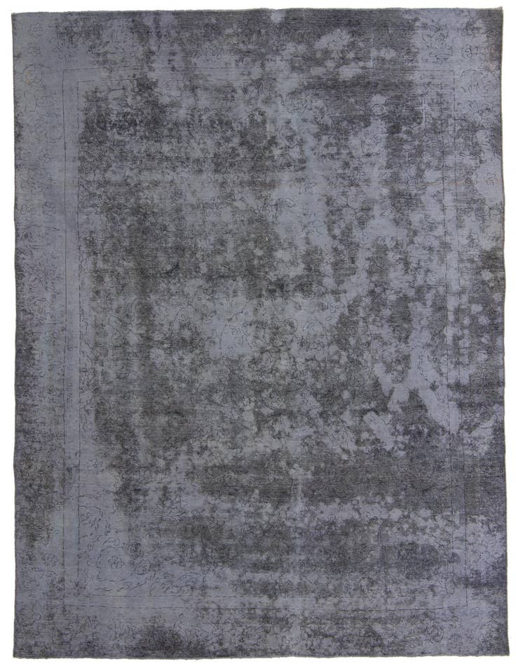 Detail image of 8' 9 x 12' Hand Knotted Ultra Vintage Persian Wool Rug