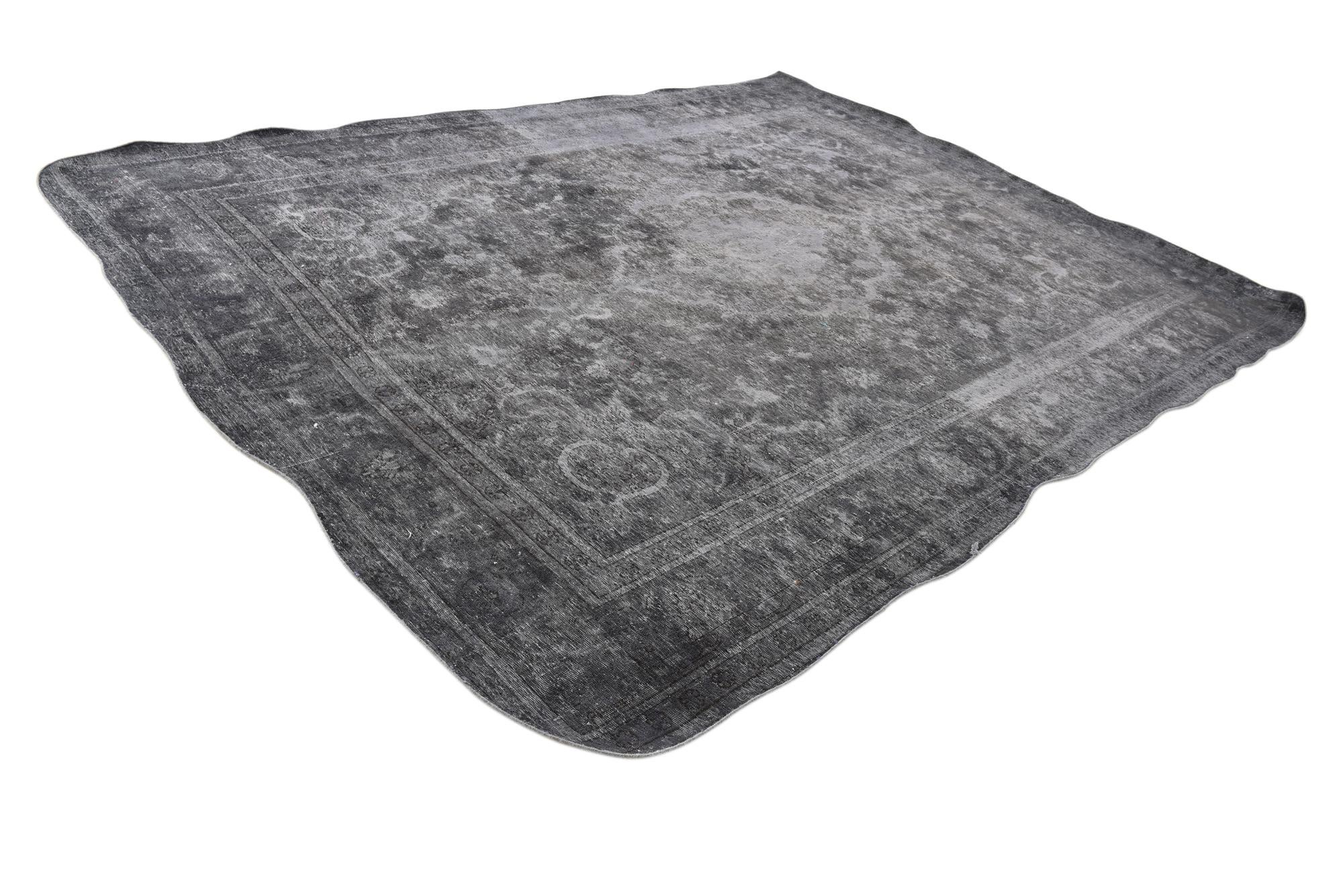8' 10 x 12' 5 Hand Knotted Ultra Vintage Persian Wool Rug